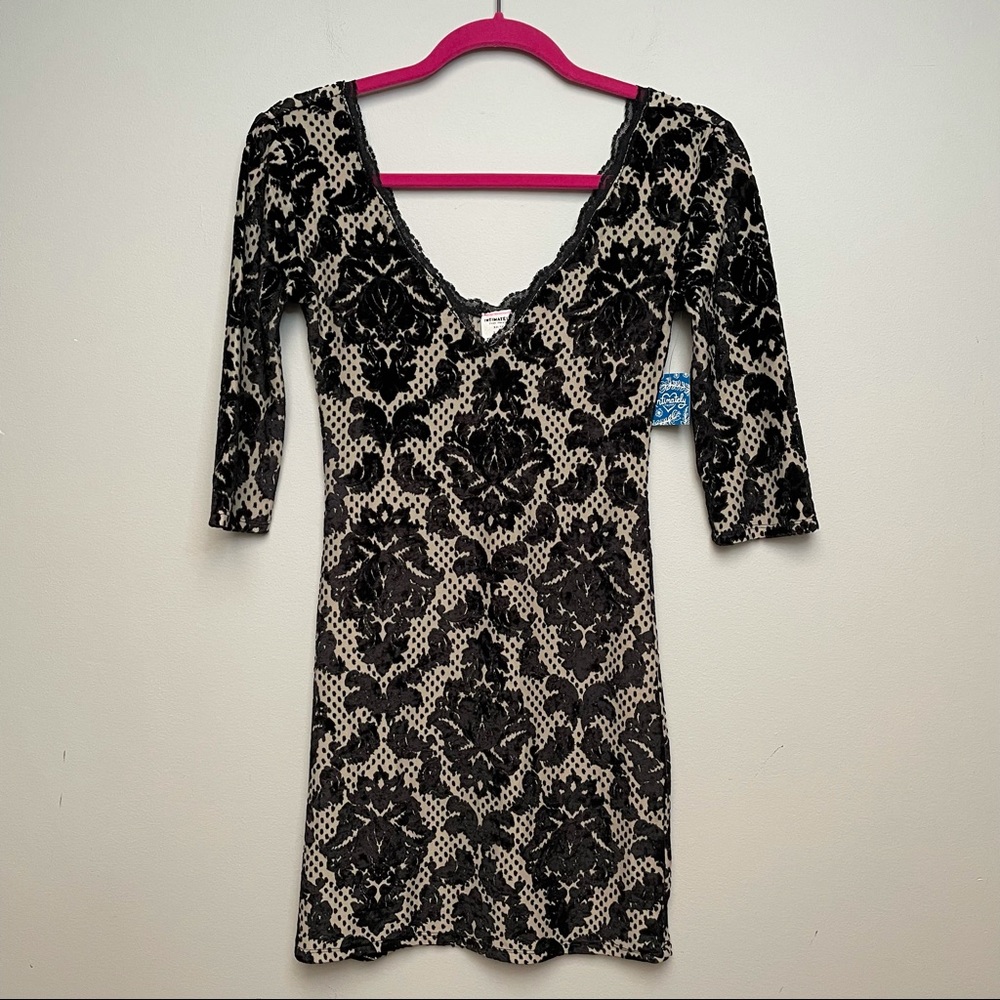 Intimately FP Mini Dress Sheer Velvet